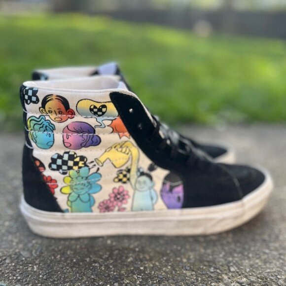 Vans SK8-Hi Cultivate Care Hi top Skate Shoes Sz 9.5 - Picture 4 of 9